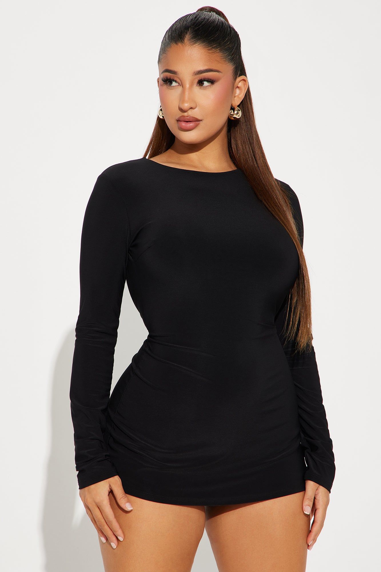 Less Than Zero Romper - Black sold by Fashion Nova