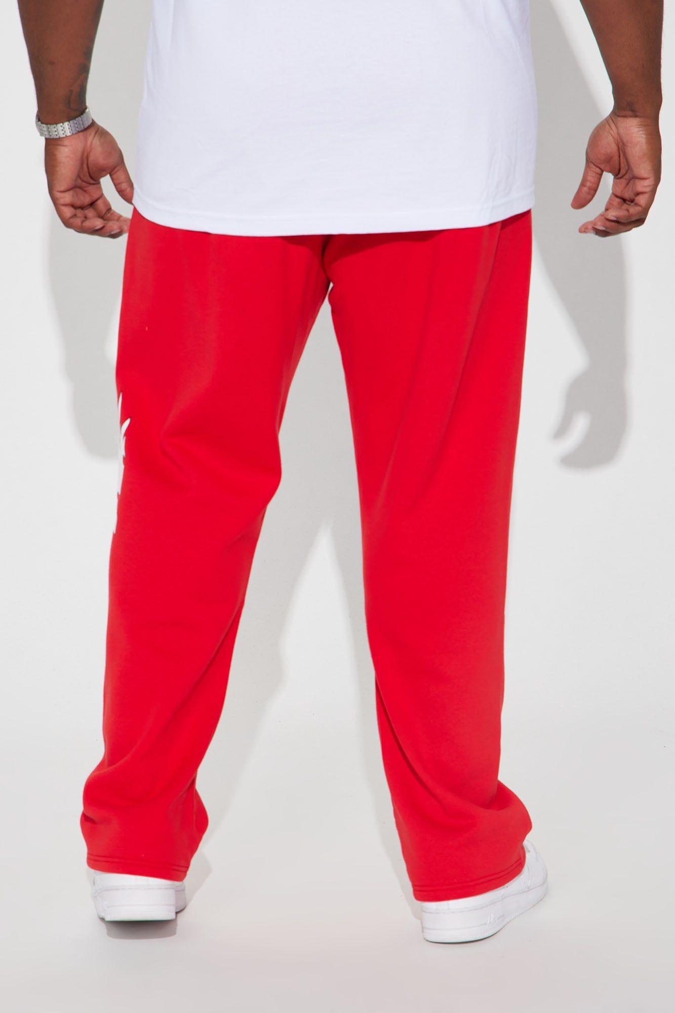Money Man Straight Sweatpant - Red sold by Fashion Nova product image thumbnail 9