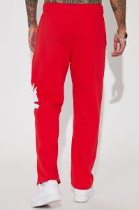 Money Man Straight Sweatpant - Red sold by Fashion Nova