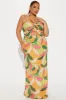 Jane Linen Maxi Dress - Lime sold by Fashion Nova