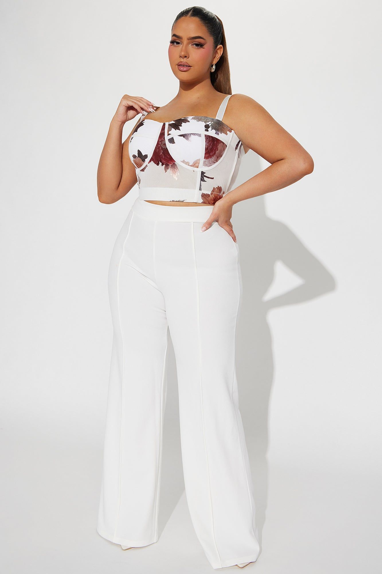Mesh So Well Corset Top - White/combo sold by Fashion Nova product image thumbnail 5