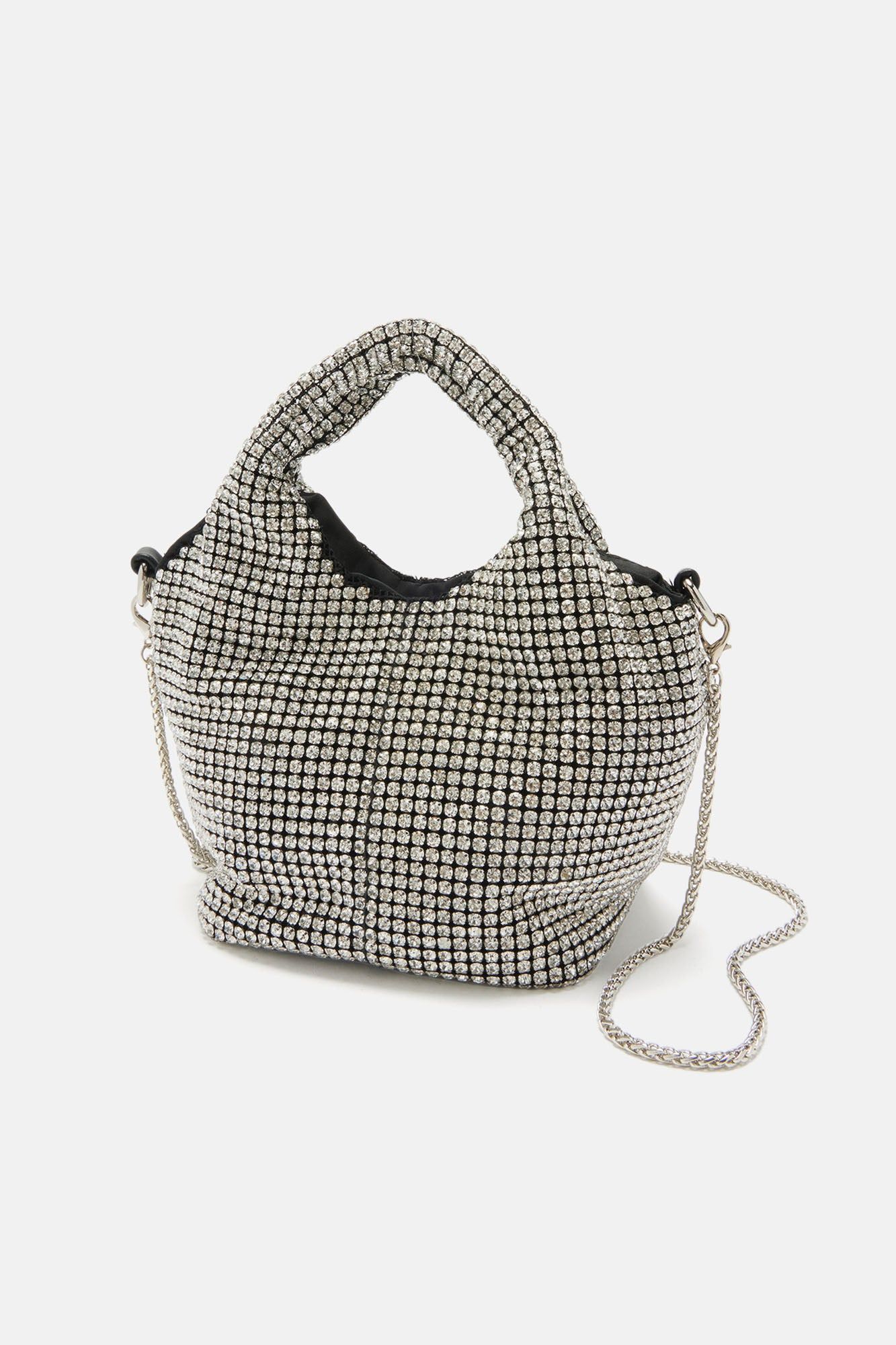 Let The Night Begin Bucket Bag - Black/Silver sold by Fashion Nova product image thumbnail 3