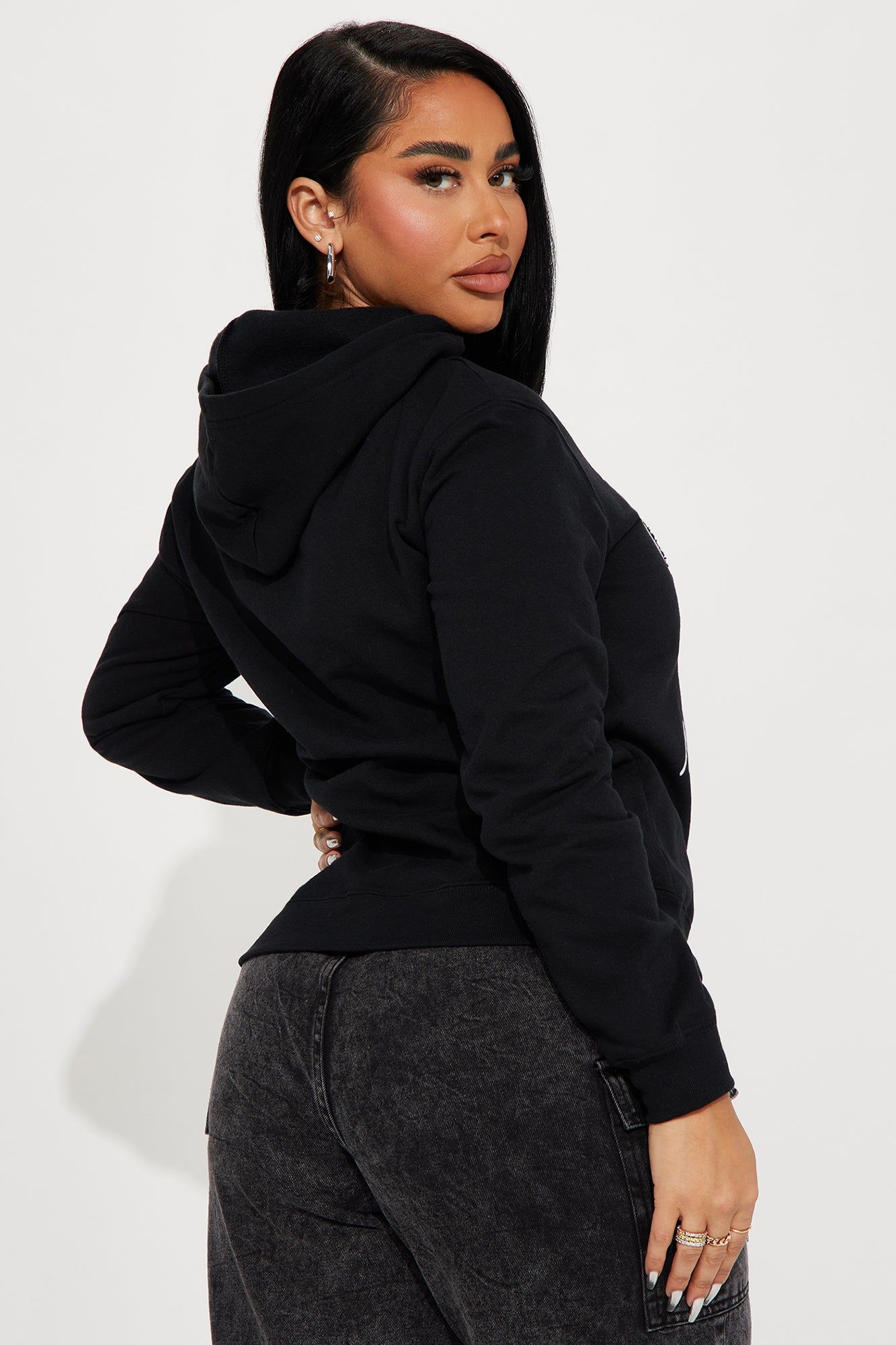 Mickey Mouse Chenille Patch Hoodie - Black sold by Fashion Nova product image thumbnail 4