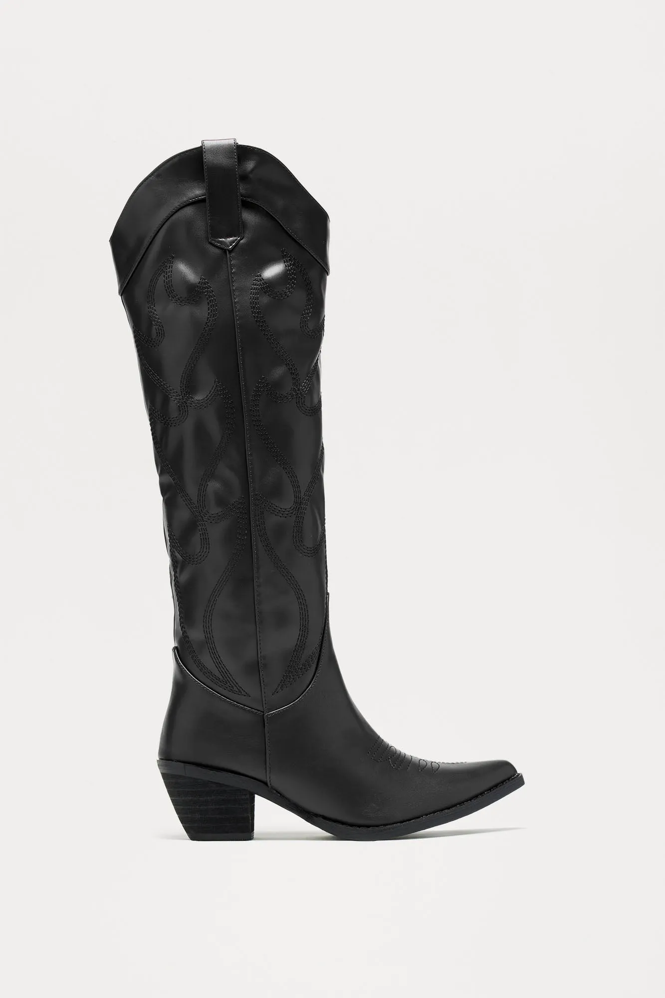 Country Roots Cowboy Boots - Black sold by Fashion Nova