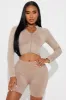 Hiking Buddy Washed Seamless Active Set - Taupe sold by Fashion Nova