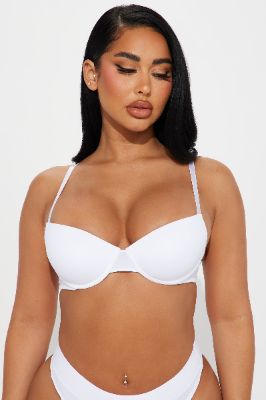 Flaunt It Extreme Push Up Bra - White sold by Fashion Nova