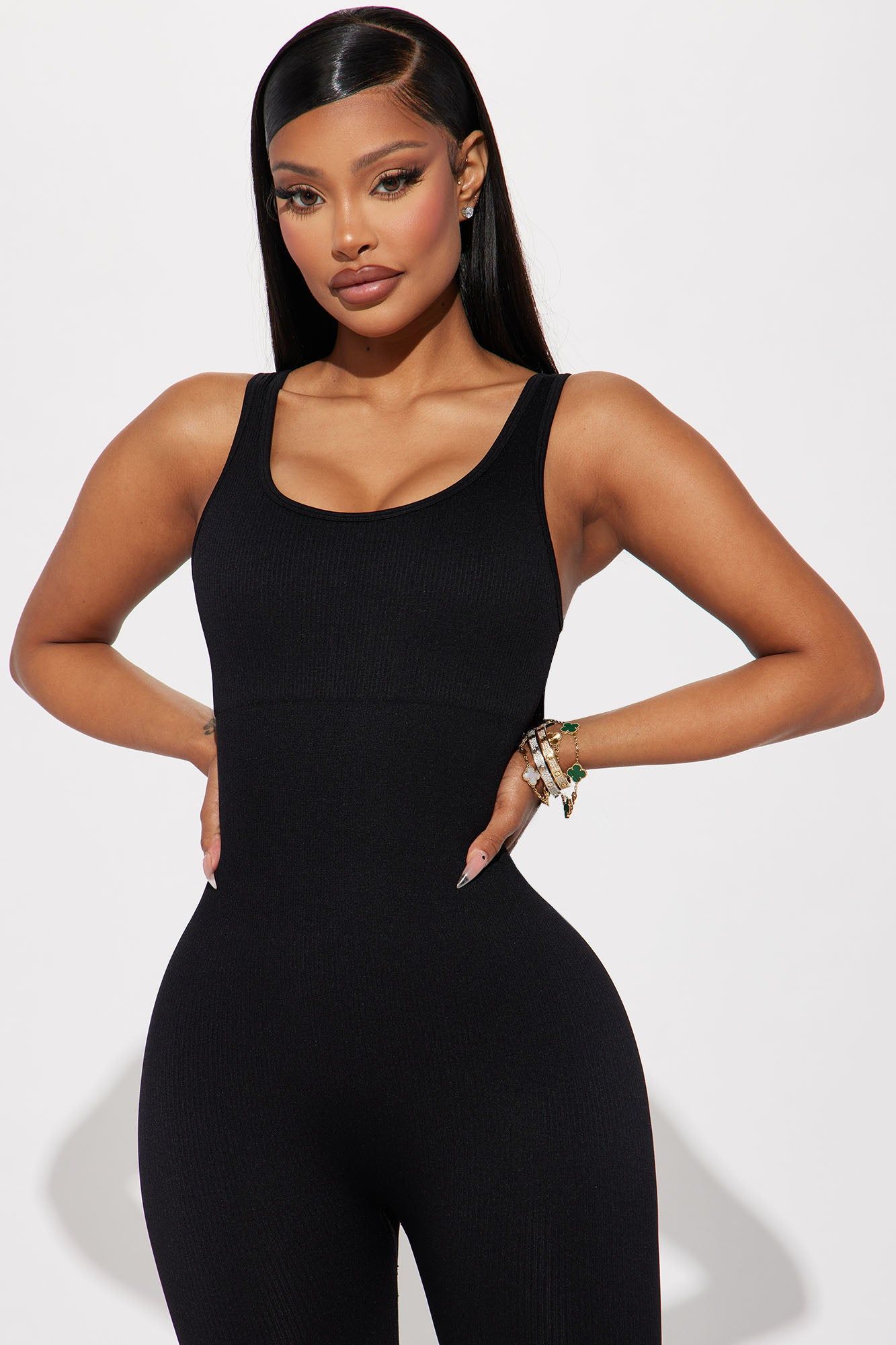 Lean Seamless Active Jumpsuit - Black sold by Fashion Nova product image thumbnail 3