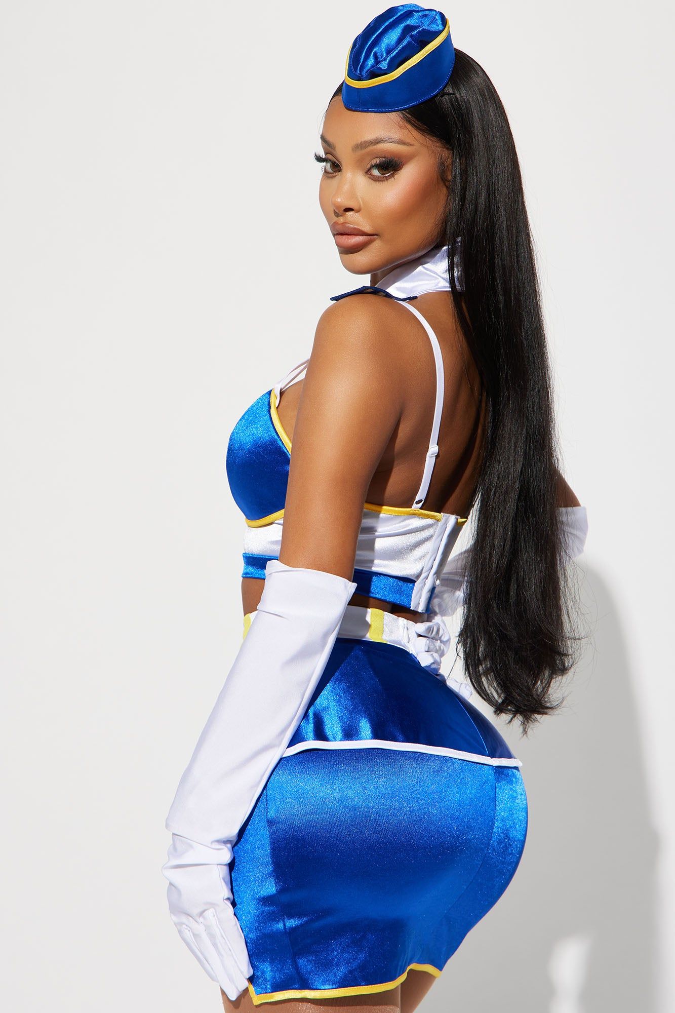 Fly With Me 3 Piece Costume Set - Blue/combo sold by Fashion Nova product image thumbnail 5