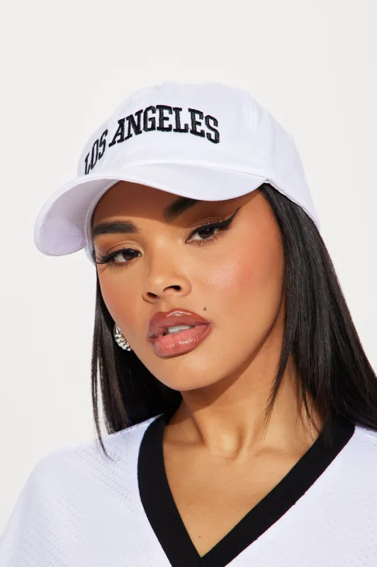 City Of Angeles Baseball Hat - White sold by Fashion Nova
