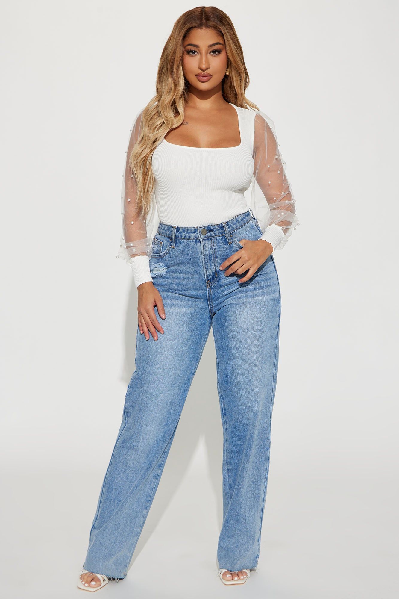 Audrina Sweater - Ivory sold by Fashion Nova product image thumbnail 2