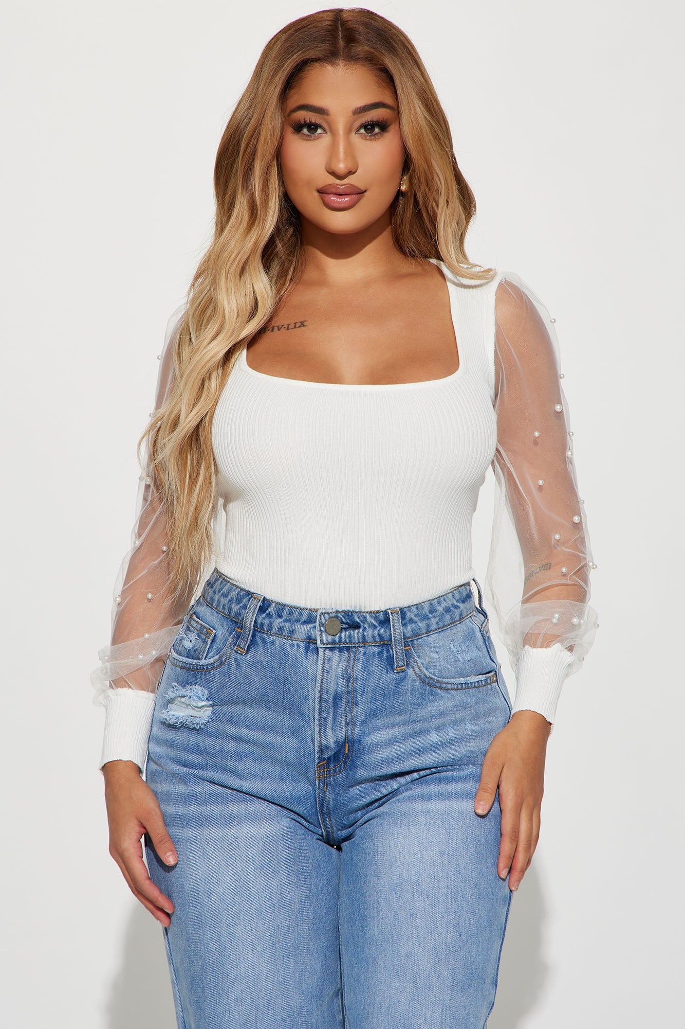 Audrina Sweater - Ivory sold by Fashion Nova