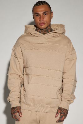 Tyson About Fray Hoodie - Tan sold by Fashion Nova