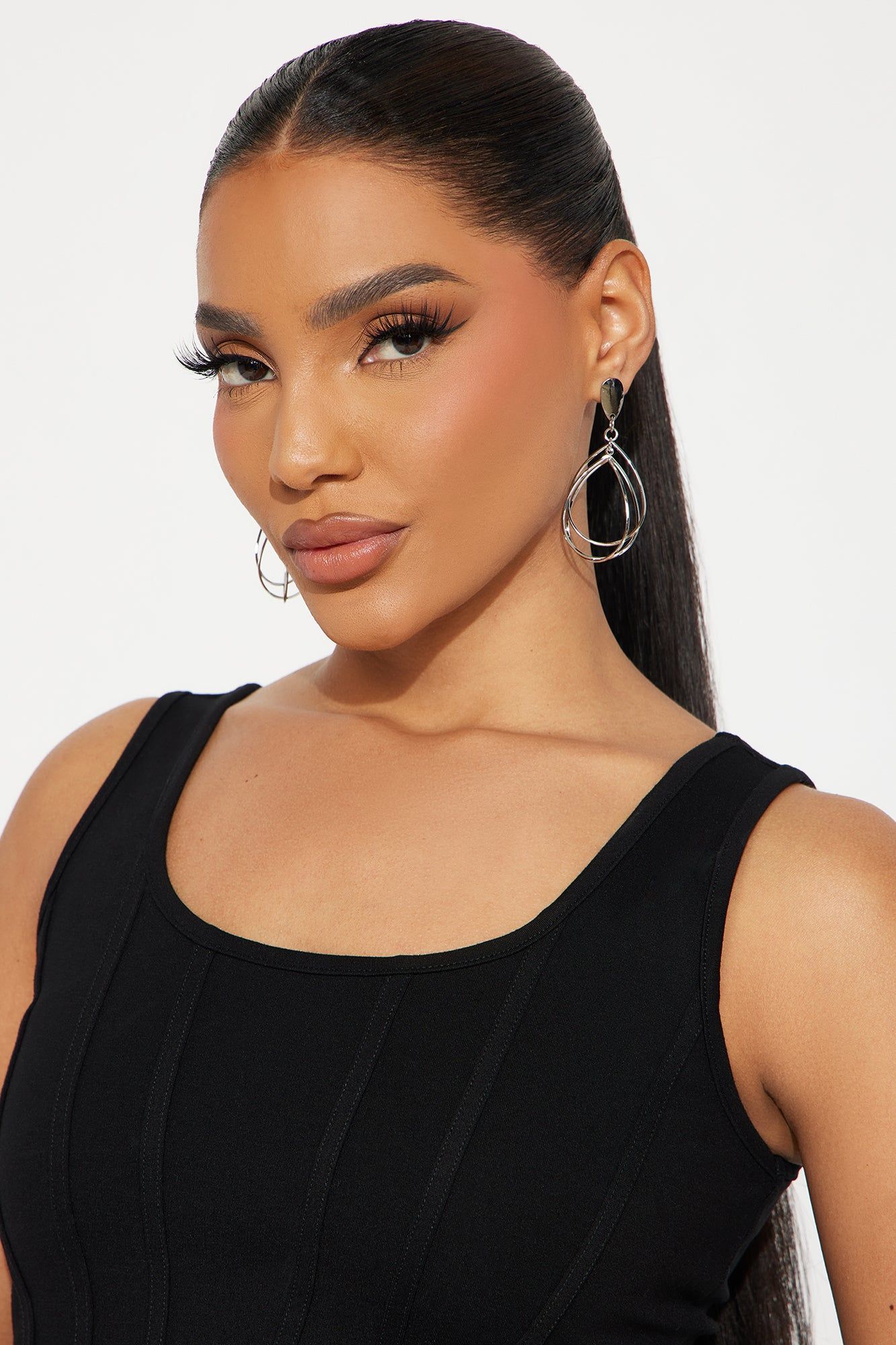 Different This Time Earrings - Silver sold by Fashion Nova product image thumbnail 2