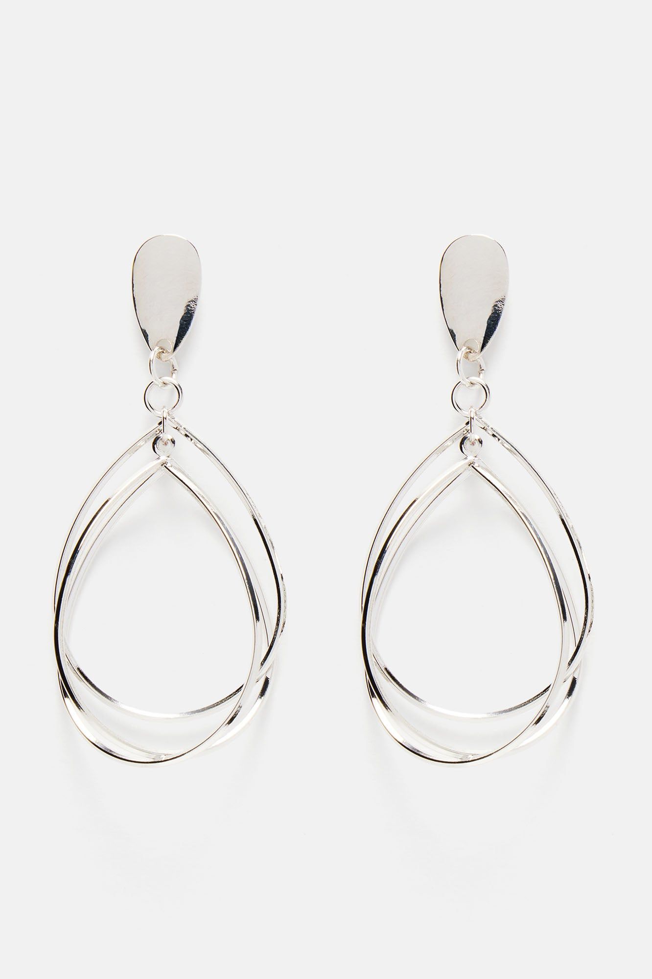 Different This Time Earrings - Silver sold by Fashion Nova product image thumbnail 3