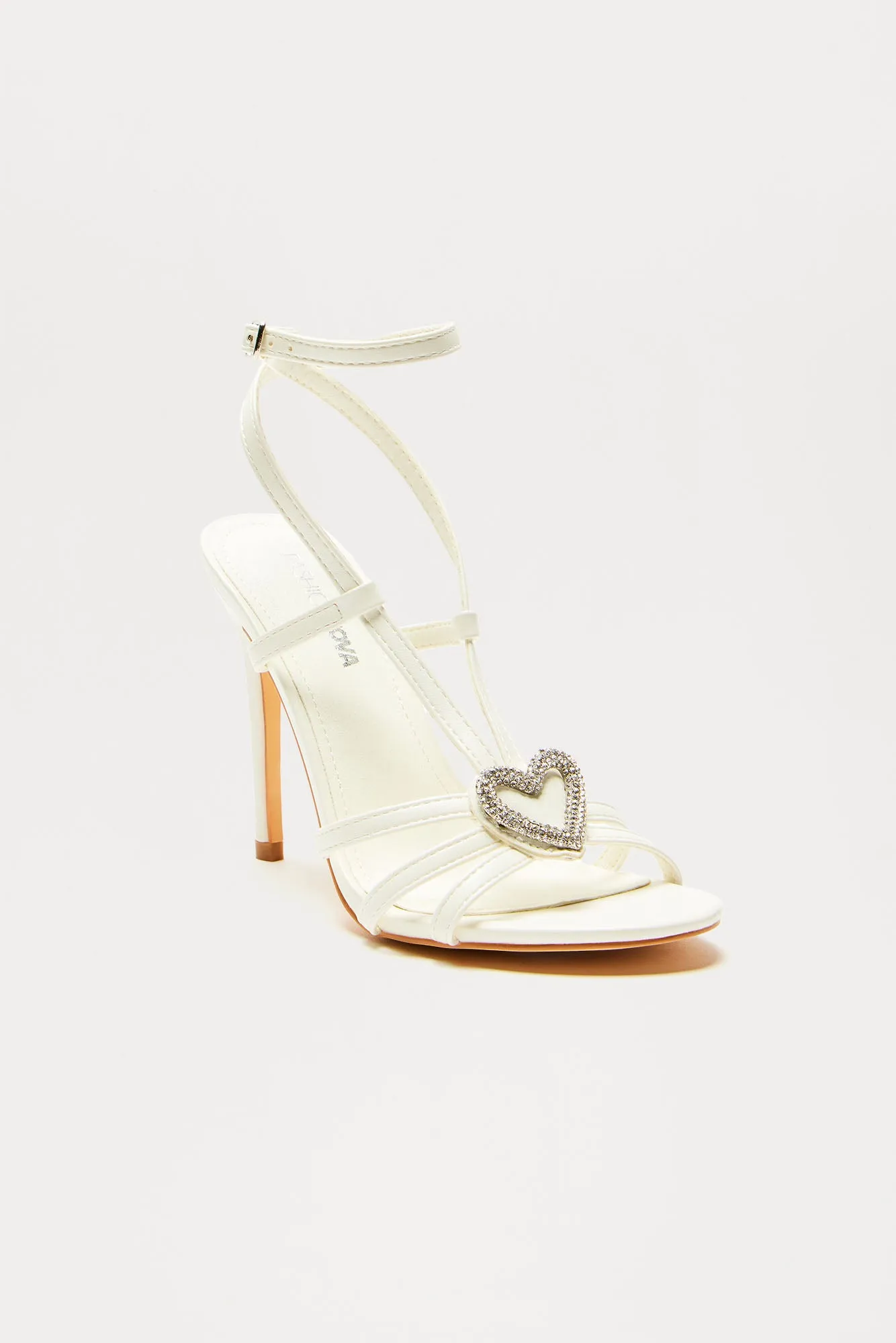 Queen Of Your Heart Heels - White sold by Fashion Nova product image thumbnail 4