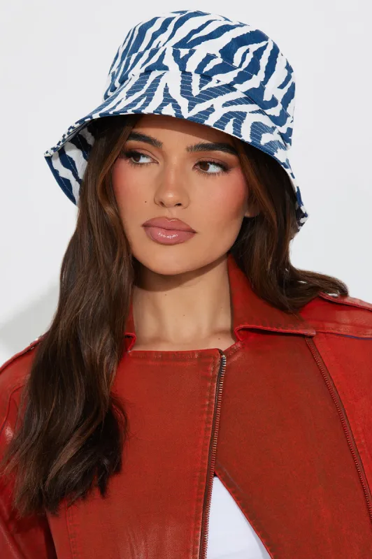 Can't Kill My Groove Bucket Hat - Light Wash sold by Fashion Nova
