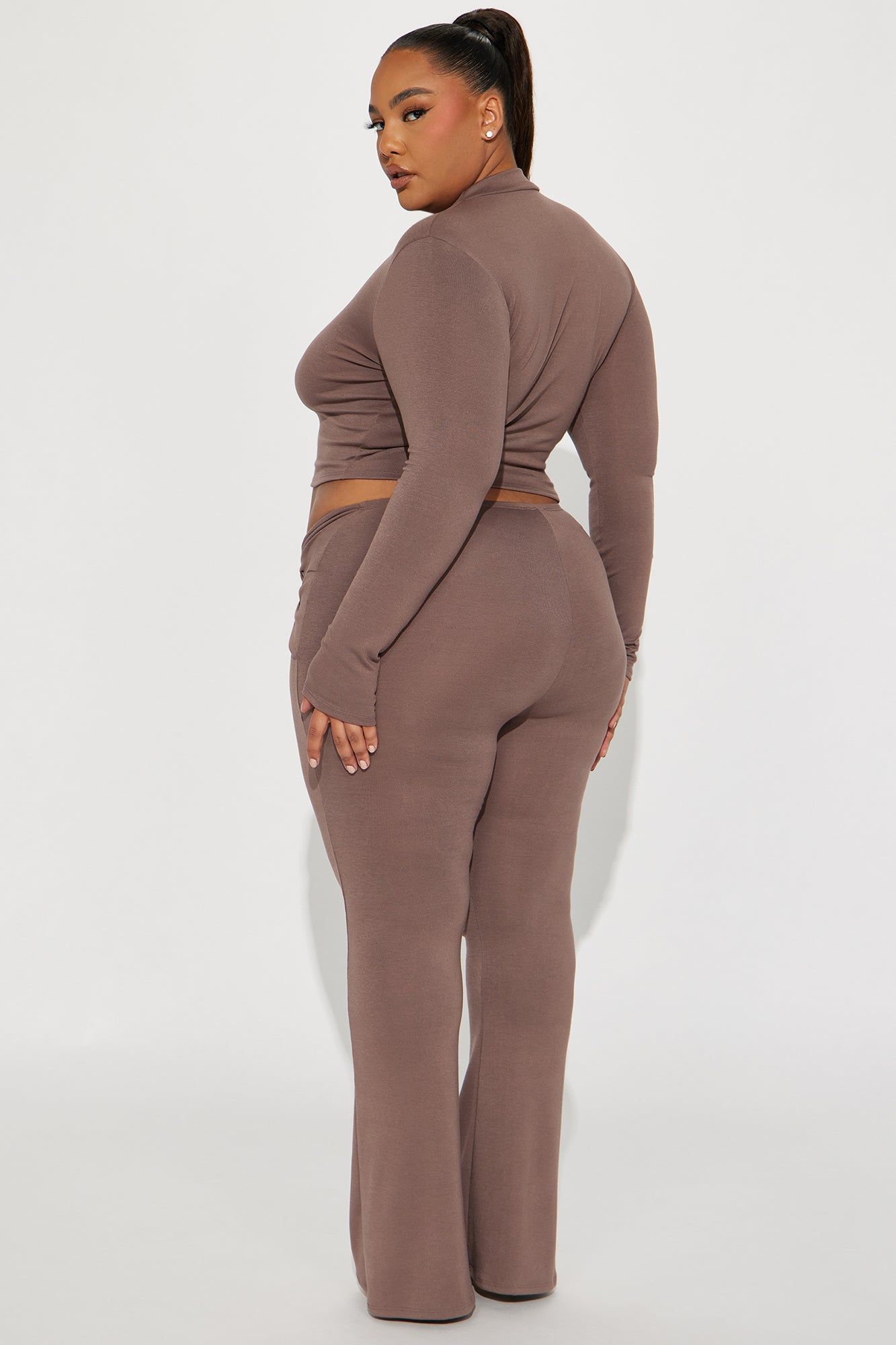 Only Secret Pant Set - Mocha sold by Fashion Nova product image thumbnail 4