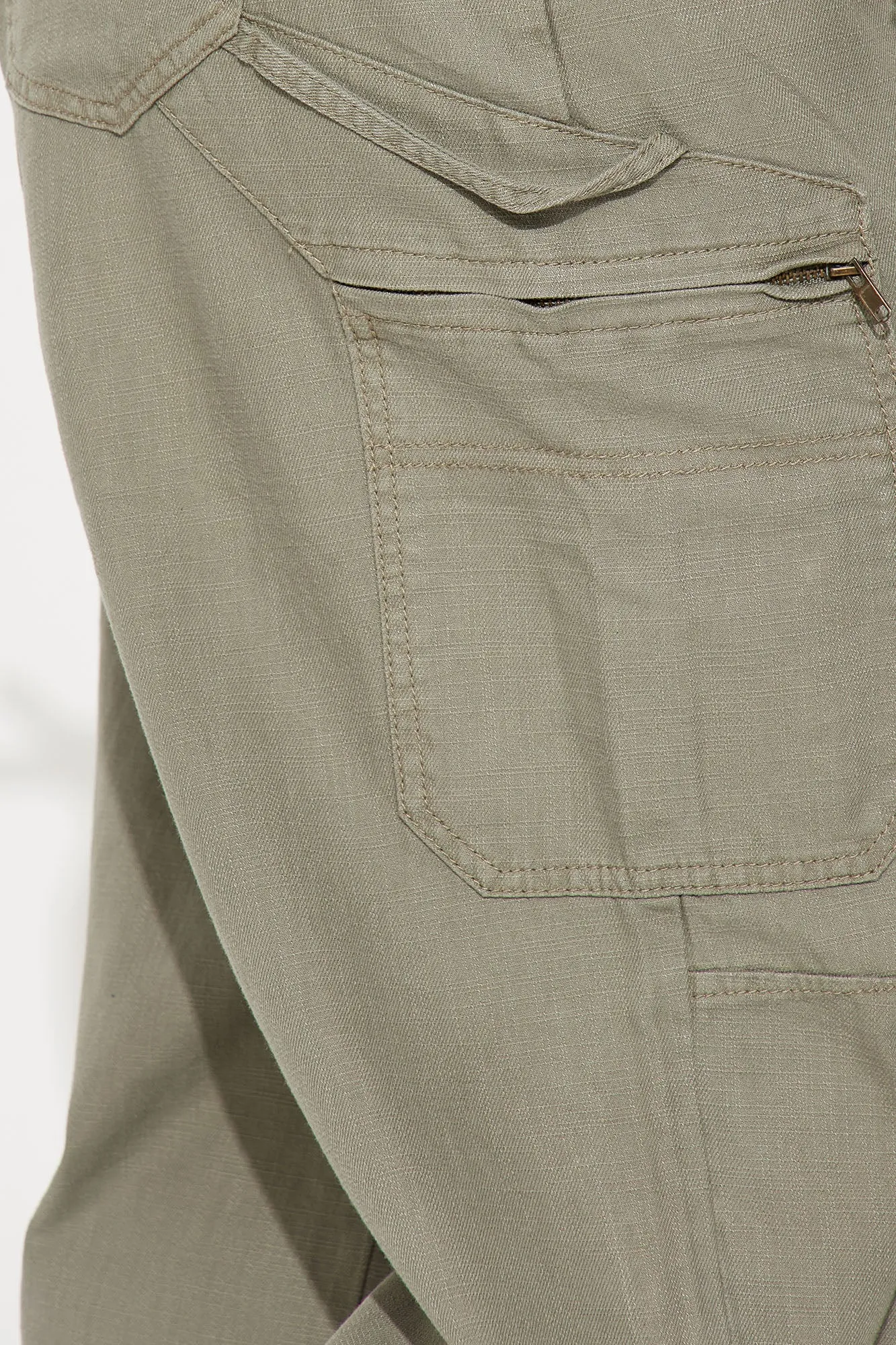 On The Edge Wide Leg Pant - Olive sold by Fashion Nova product image thumbnail 3