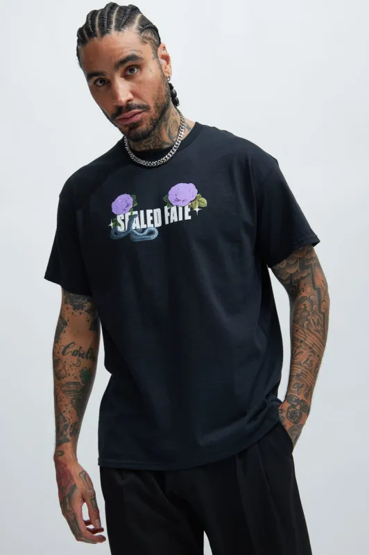 Ominous Fate Short Sleeve Tee - Black sold by Fashion Nova