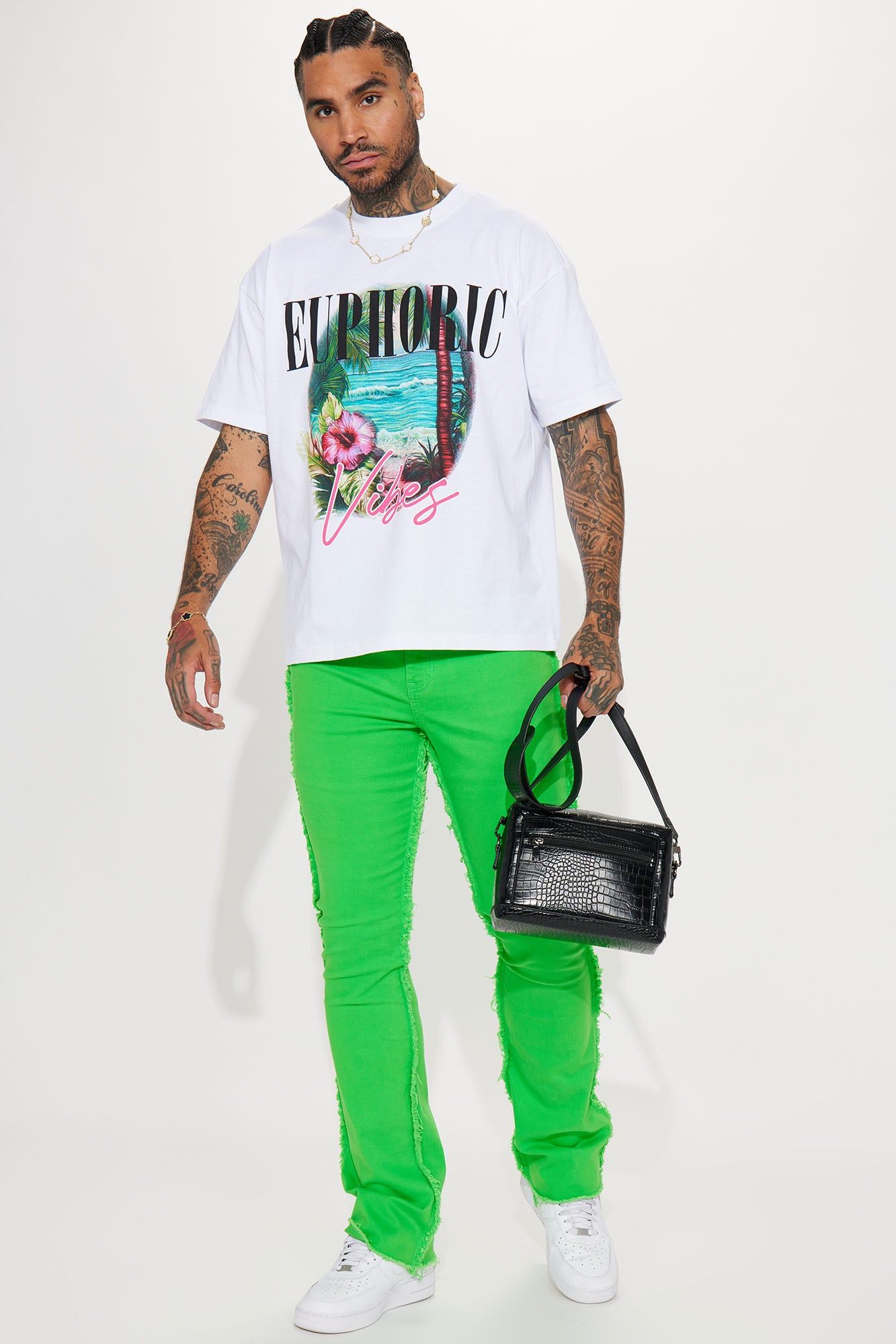 Euphoric Vibes Short Sleeve Tee - White sold by Fashion Nova product image thumbnail 3