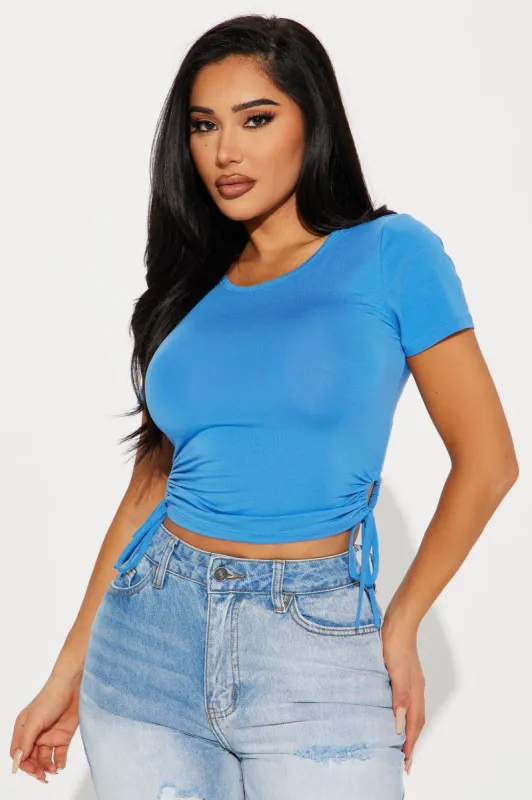 Elise Top - Blue sold by Fashion Nova