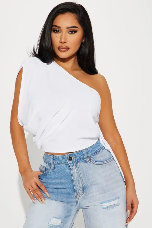 Sweetest Touch Blouse Top - White sold by Fashion Nova