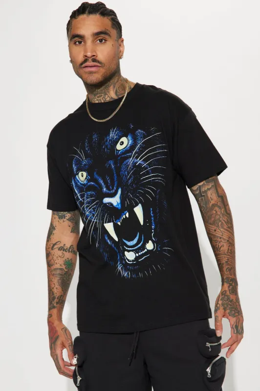 Savage Panther Short Sleeve Tee - Black sold by Fashion Nova