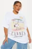 Snoopy Summer In Cannes Graphic Tee - White sold by Fashion Nova