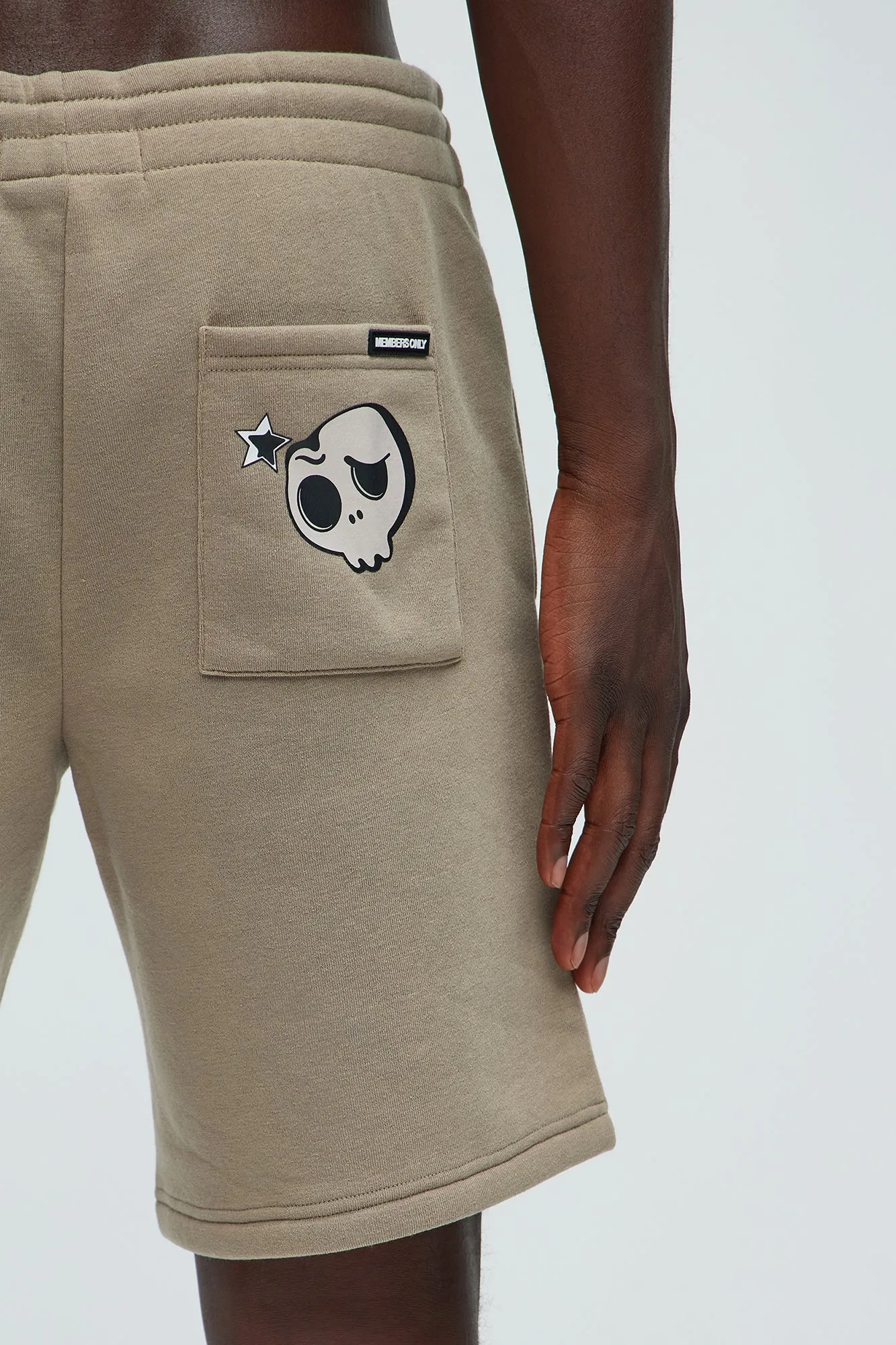 Luck You Pay Me Sweatshorts - Taupe sold by Fashion Nova product image thumbnail 5