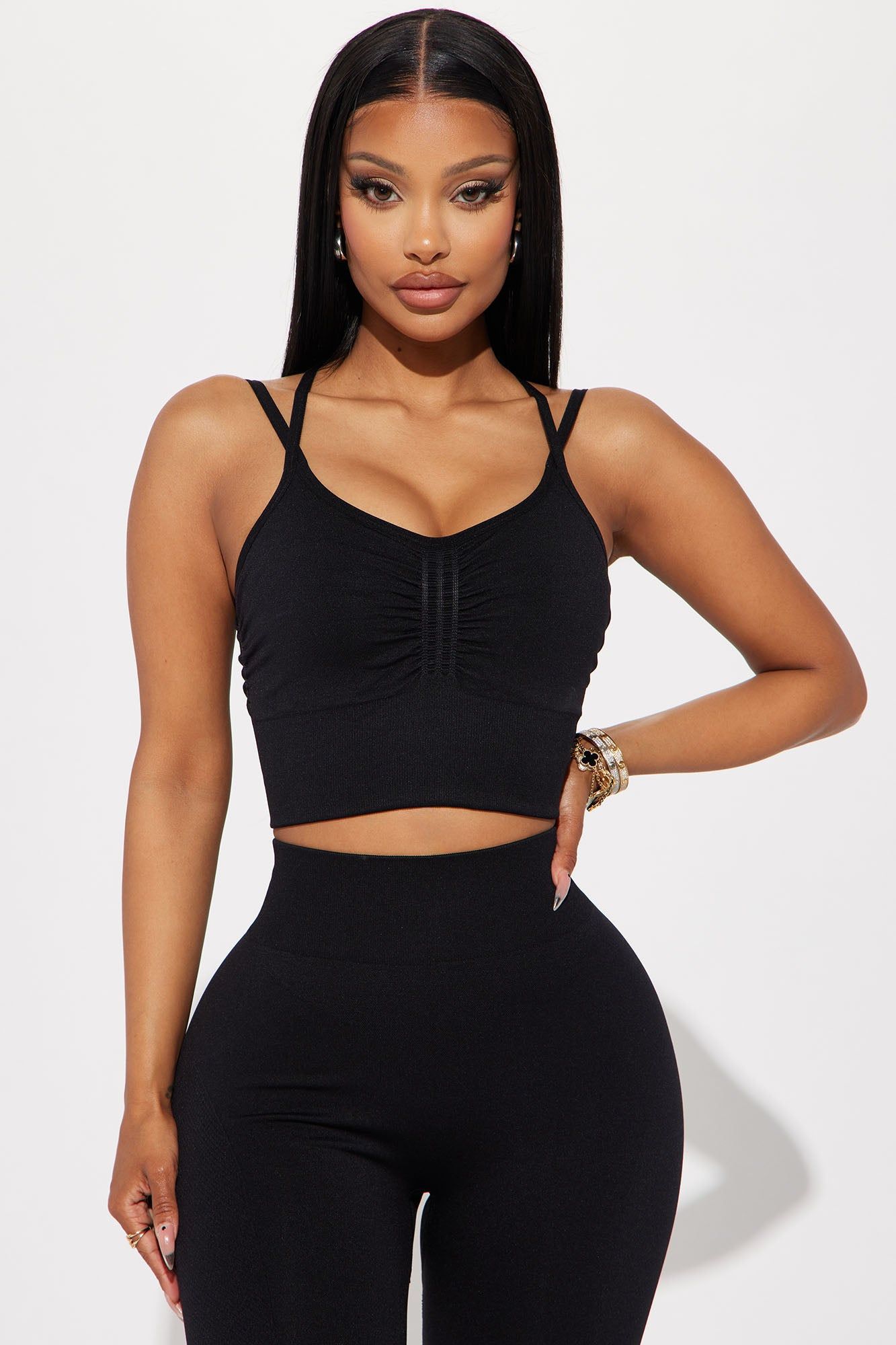Hot Yoga Class Active Set - Black sold by Fashion Nova product image thumbnail 2