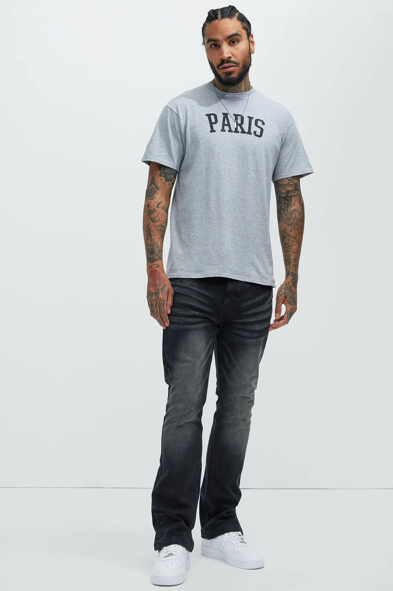Paris Locale Short Sleeve Tee - Heather Grey sold by Fashion Nova product image thumbnail 2