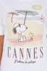 Snoopy Summer In Cannes Graphic Tee - White sold by Fashion Nova
