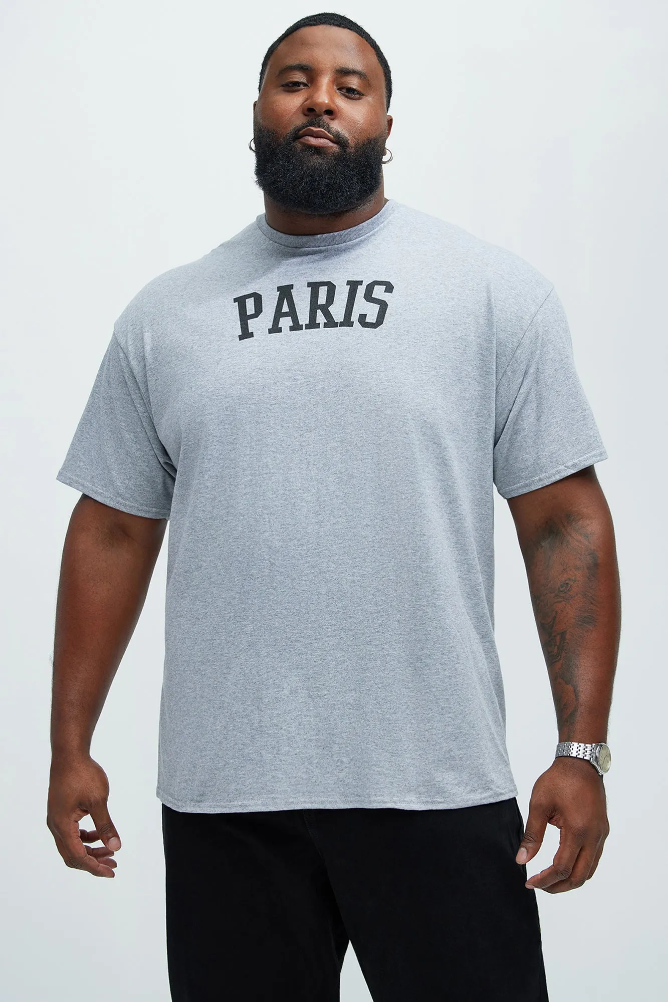 Paris Locale Short Sleeve Tee - Heather Grey sold by Fashion Nova product image thumbnail 5