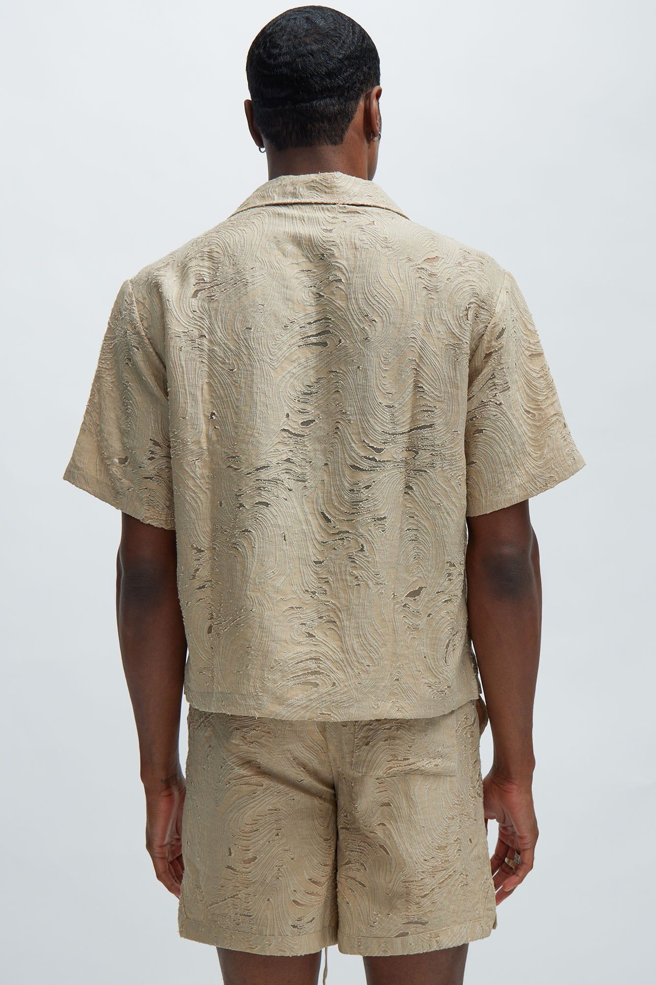Mirage Textured Shirt - Tan sold by Fashion Nova product image thumbnail 4