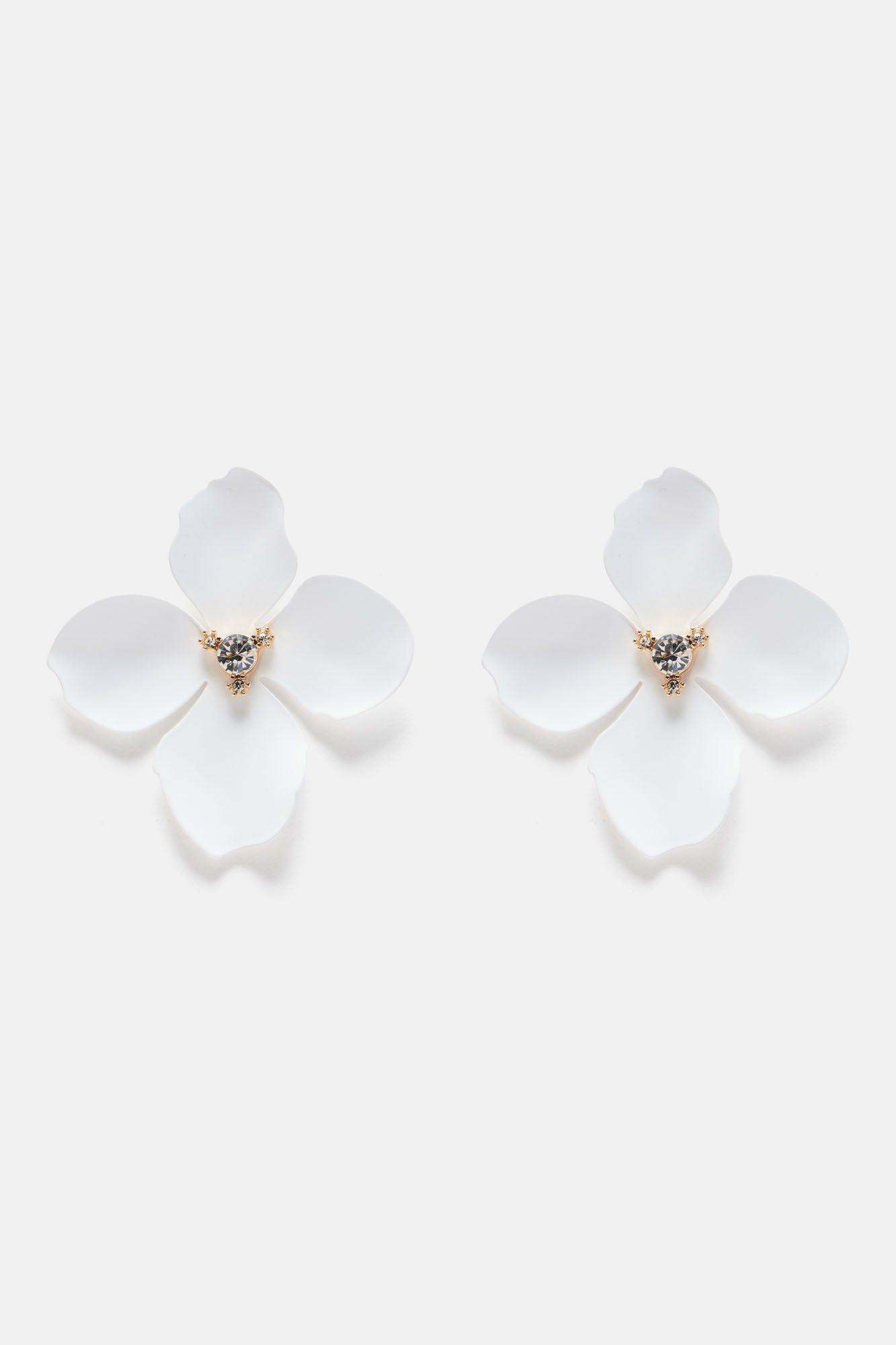 Florentine Earrings - White sold by Fashion Nova product image thumbnail 3