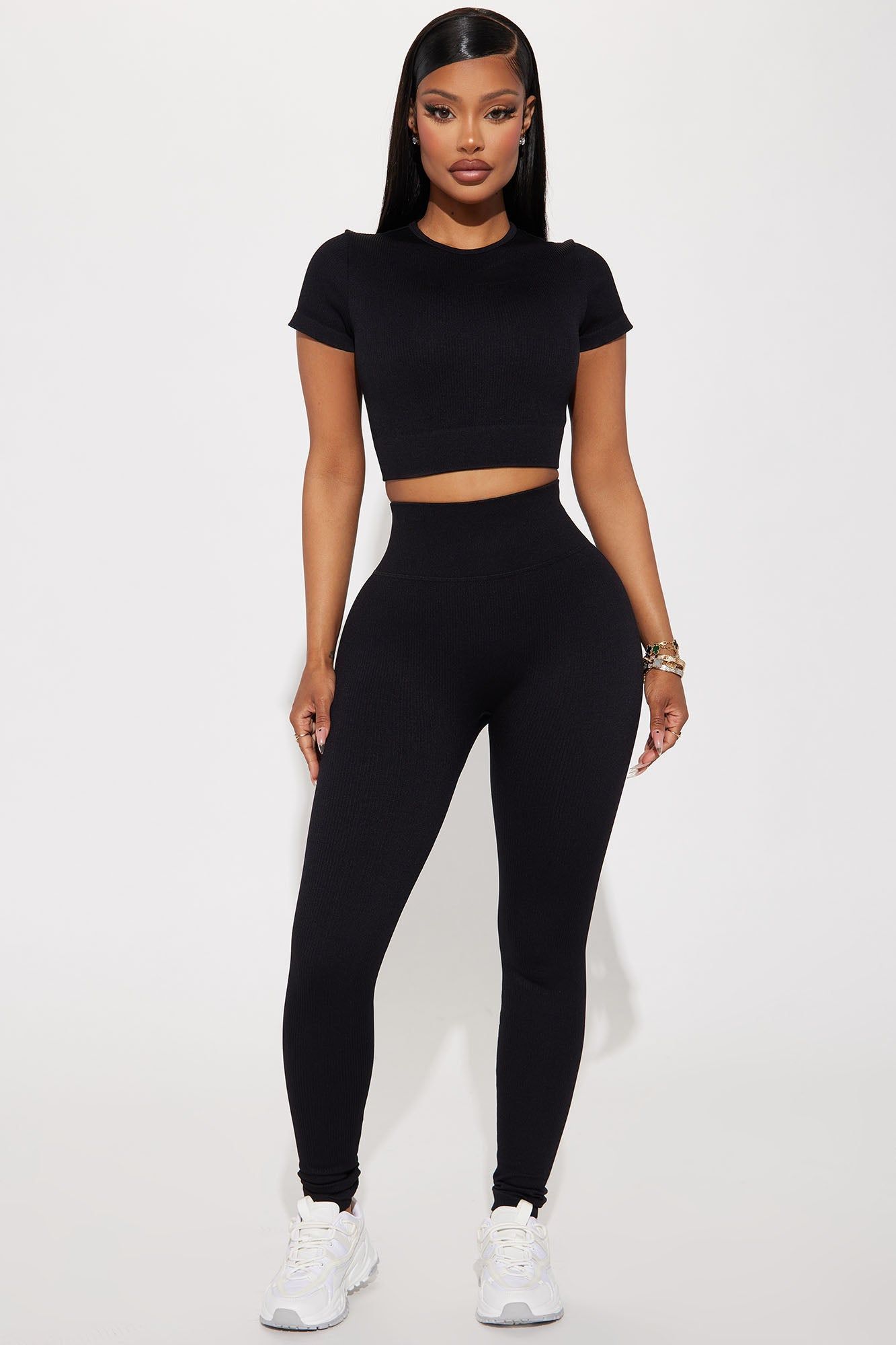 Werk It Sleeveless Active Top - Black sold by Fashion Nova product image thumbnail 2