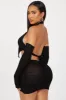 Isela Crochet Skirt Set - Black sold by Fashion Nova