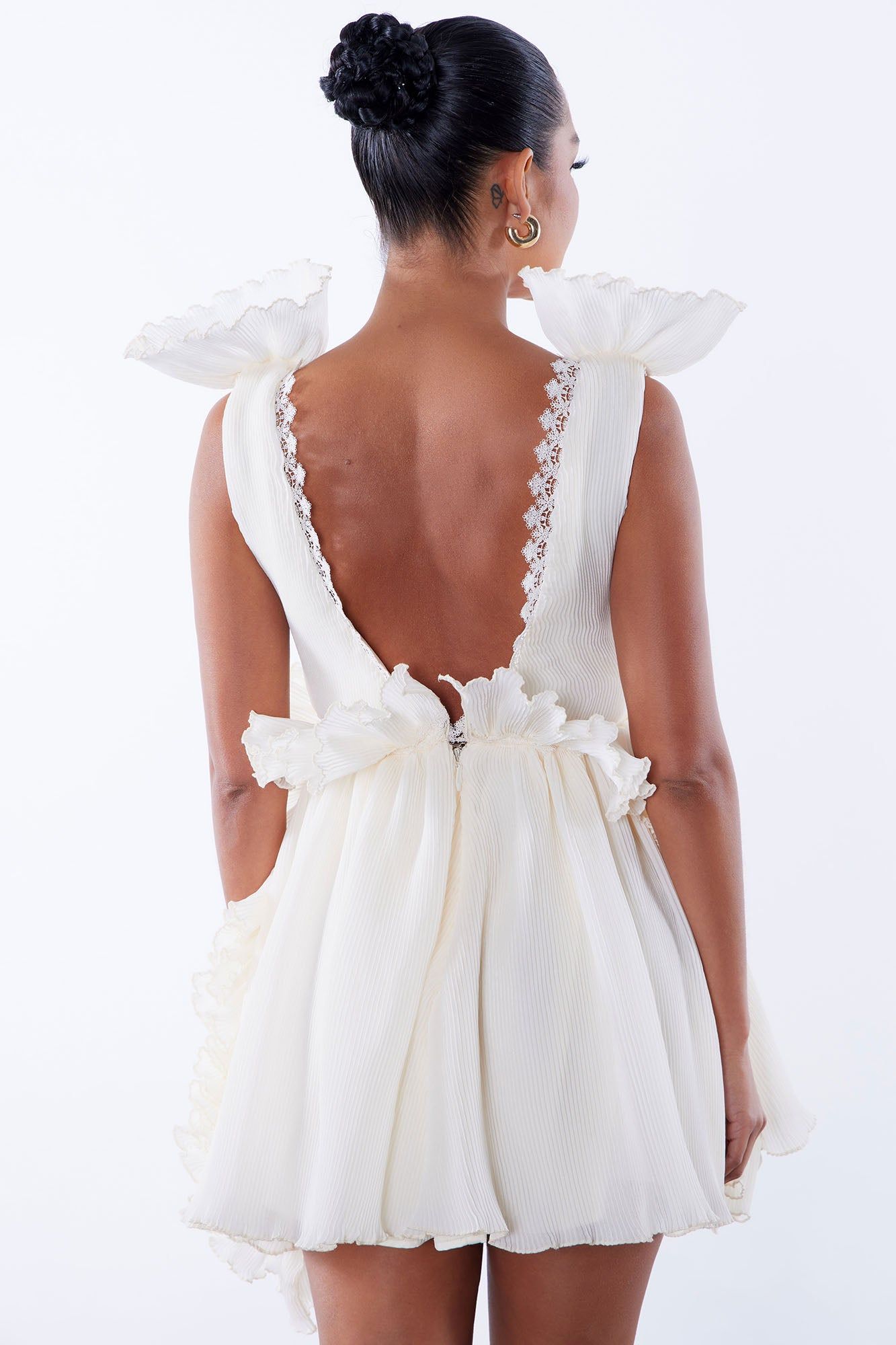 LeAnne Mini Dress - Cream sold by Fashion Nova product image thumbnail 4