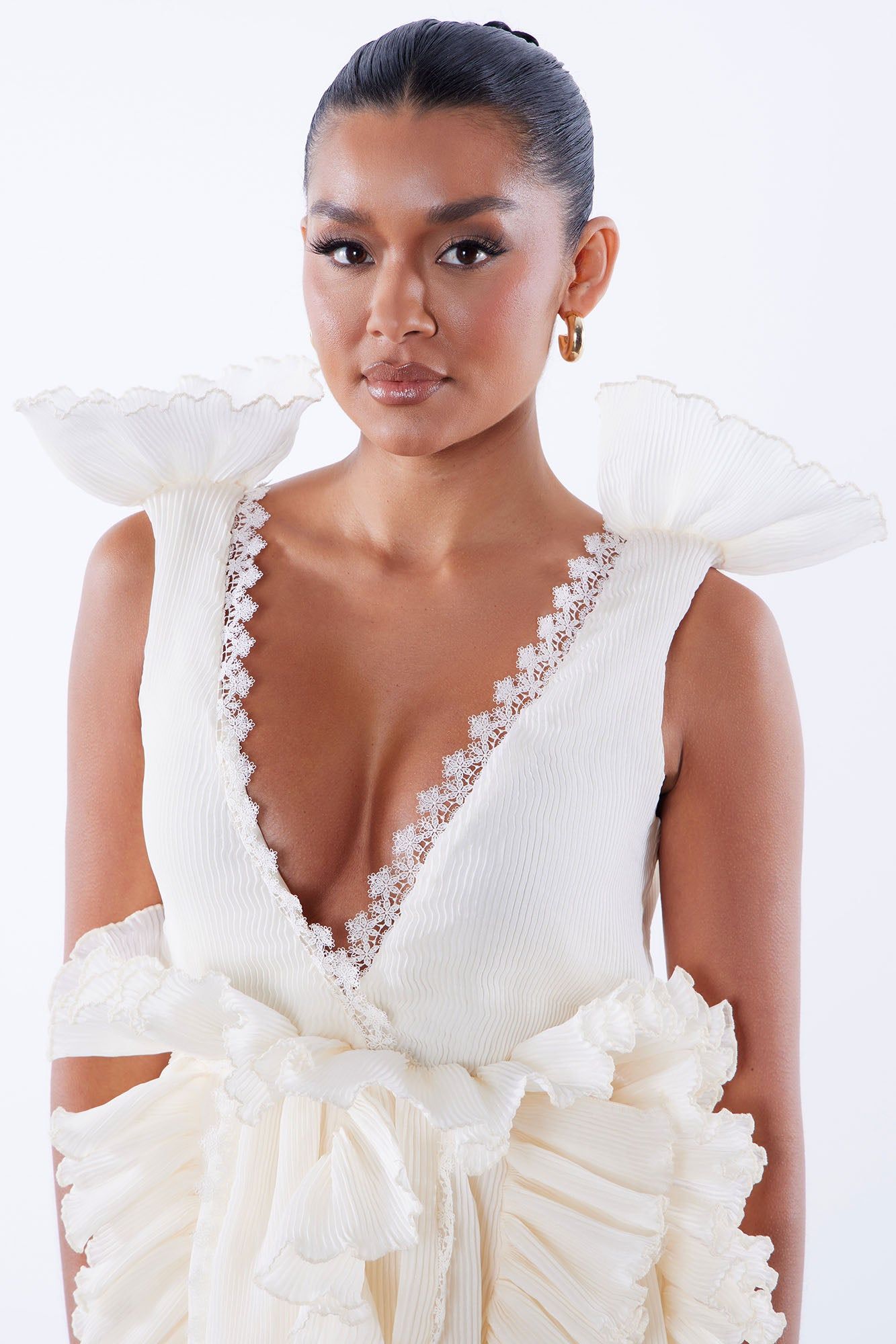 LeAnne Mini Dress - Cream sold by Fashion Nova product image thumbnail 3