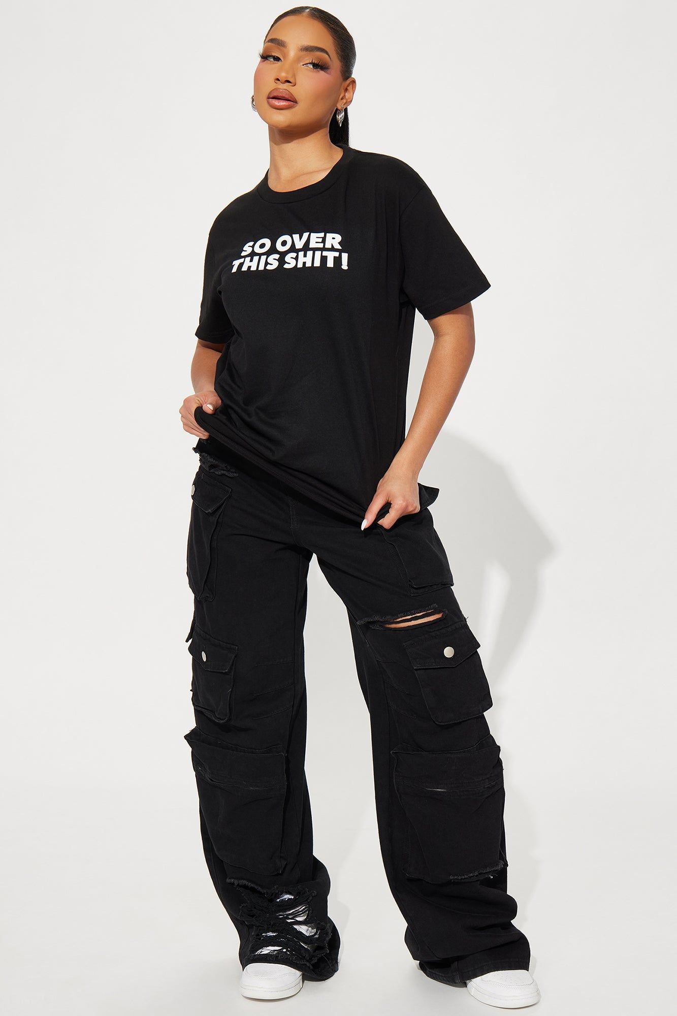 So Over This Shit Tee - Black sold by Fashion Nova product image thumbnail 2