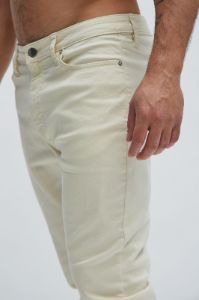 Drop Top Convertible Stacked Skinny Pants - Off White sold by Fashion Nova