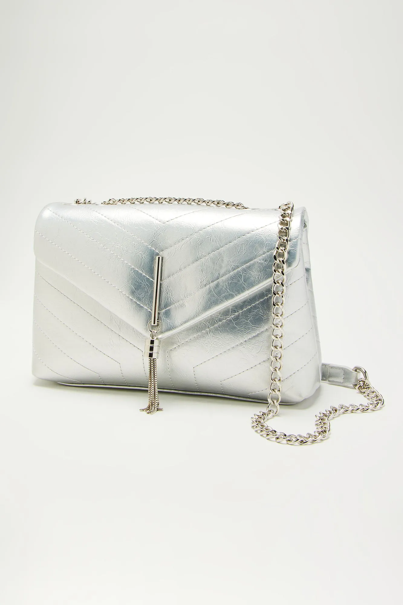 Speaking Highly Of You Handbag - Silver sold by Fashion Nova product image thumbnail 4