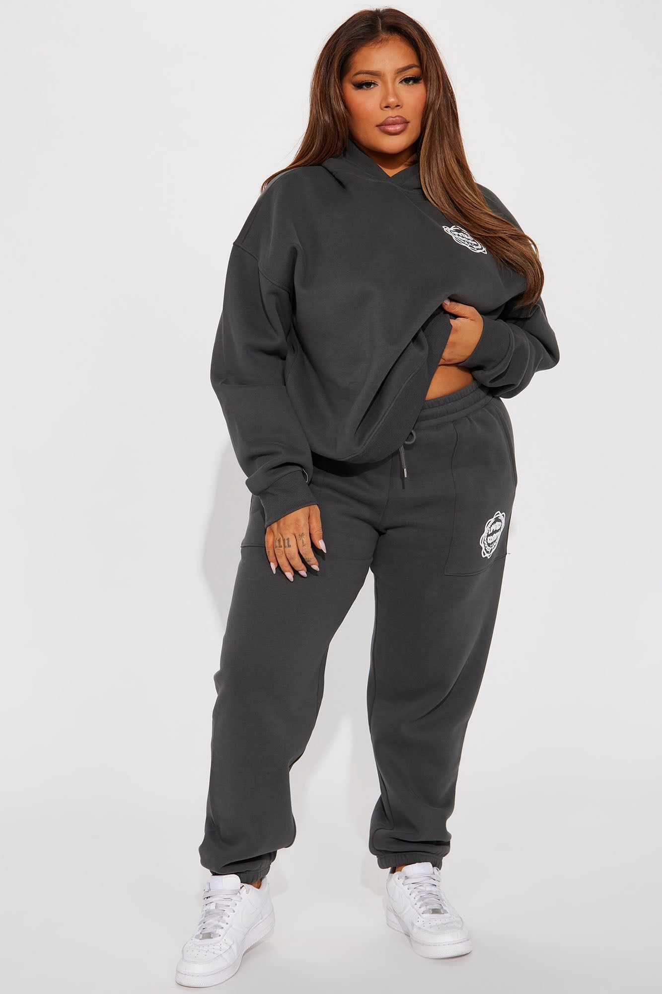 Limited Edition Sweatpant Set - Charcoal sold by Fashion Nova product image thumbnail 4