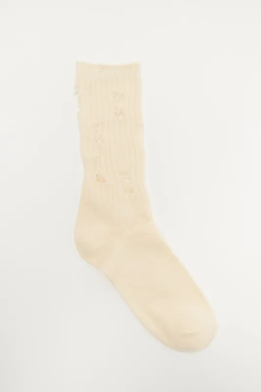Been Through It Socks - Off White sold by Fashion Nova