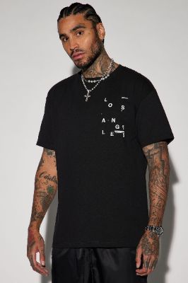 Los Angeles Art Dept Short Sleeve Tee - Black sold by Fashion Nova