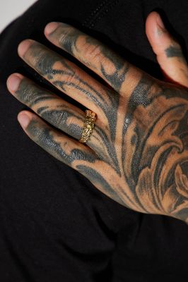 Nugget Iced Ring - Gold sold by Fashion Nova