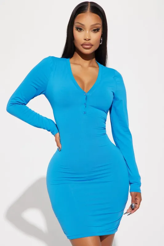 Elizabeth Bodycon Midi Dress - CobaltBlue sold by Fashion Nova