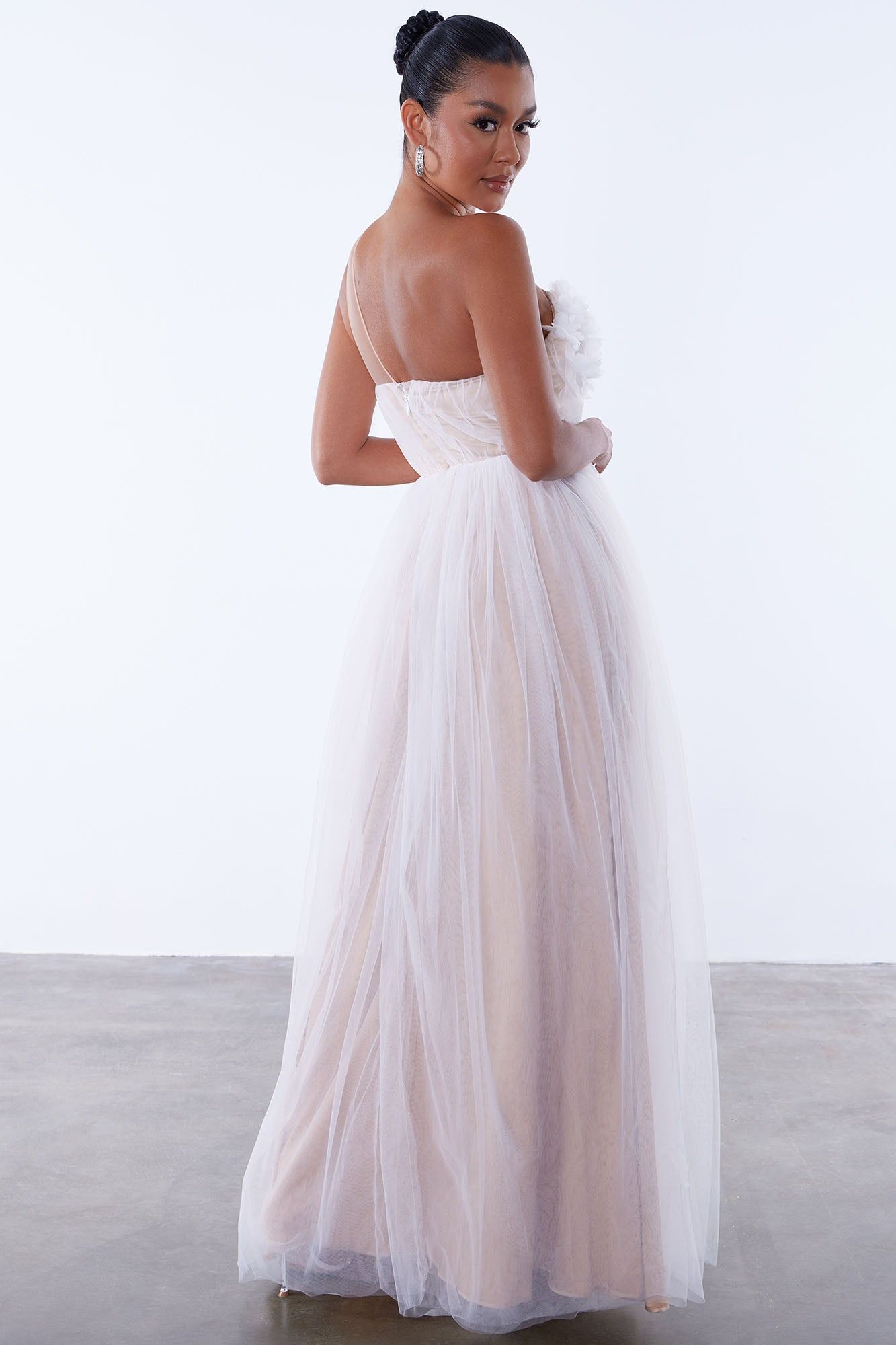 Dahlia Tulle Gown - White sold by Fashion Nova product image thumbnail 4