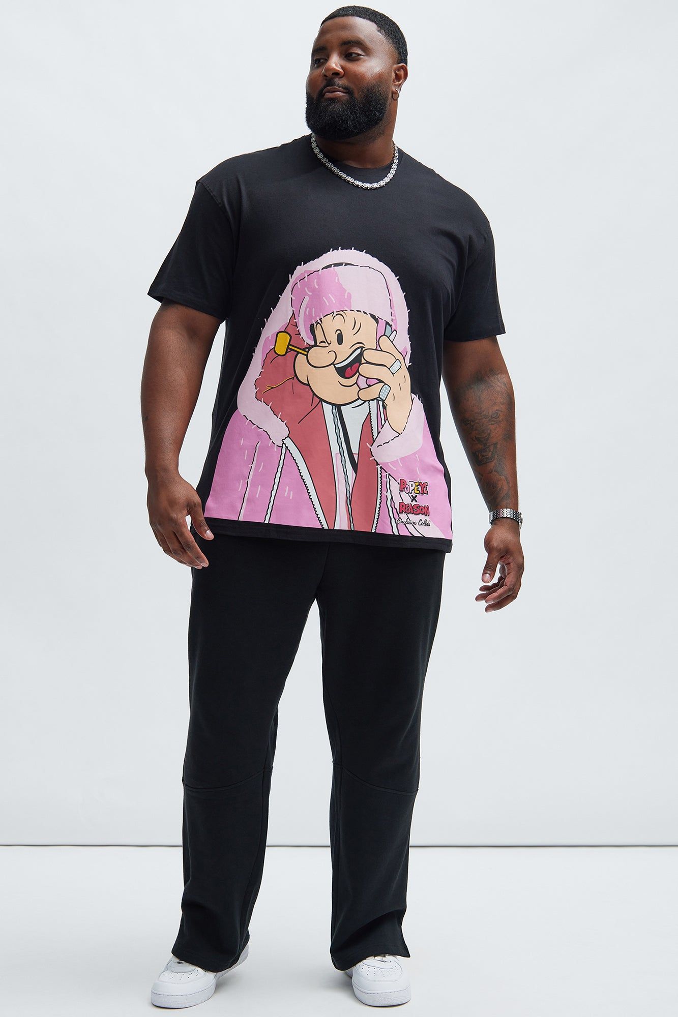 Popeye Uptown Short Sleeve Tee - Black sold by Fashion Nova product image thumbnail 5