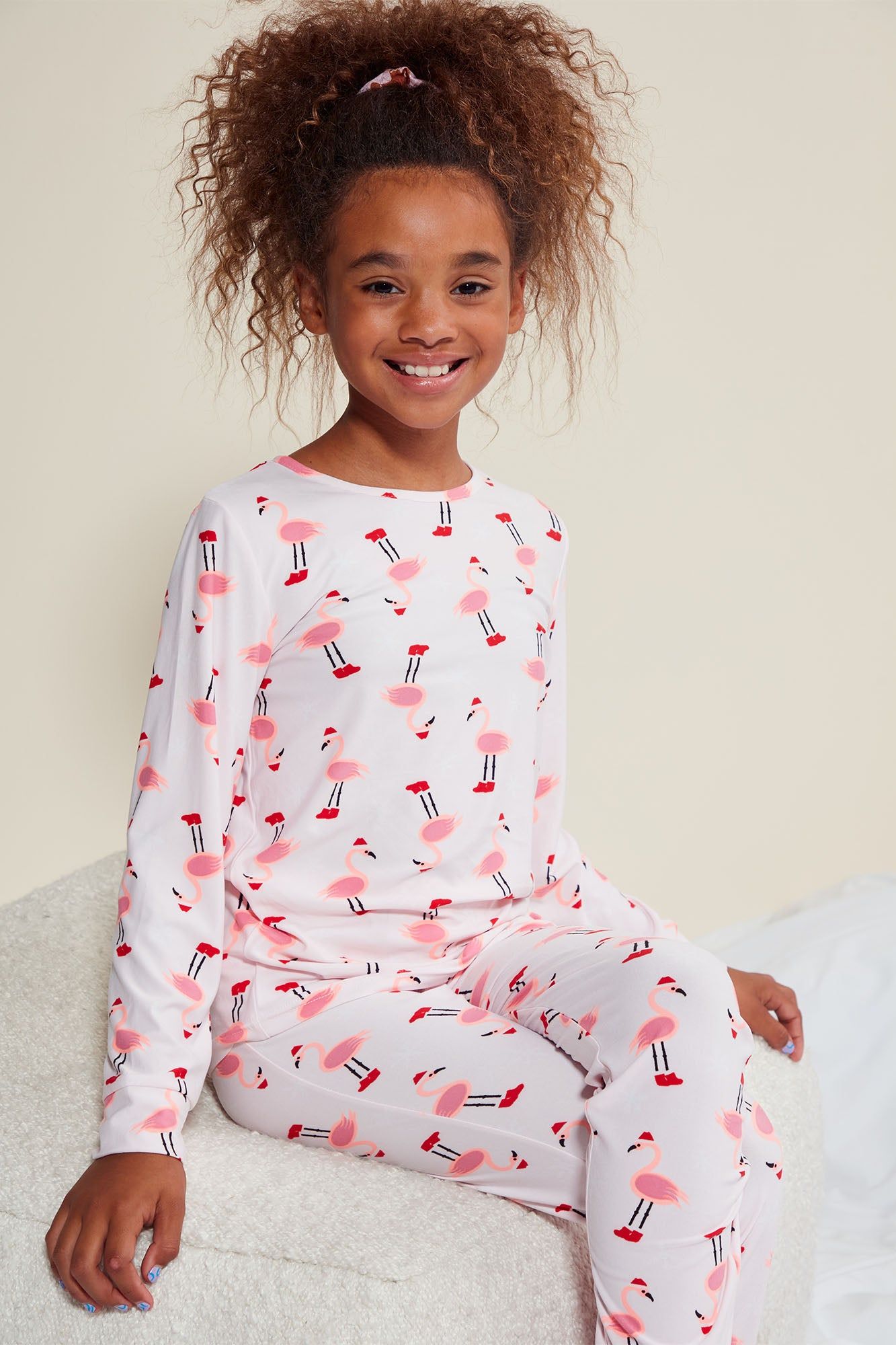 Mini Fa La La Flamingo Tight Set - Pink/combo sold by Fashion Nova product image thumbnail 2